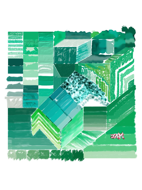 green is the color! Green Shapes