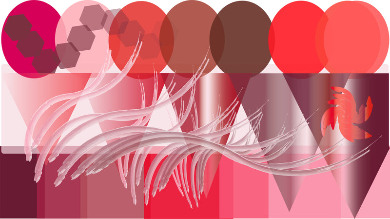 Monochrome Red  (adobe Illustrator edition)