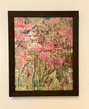 Load image into Gallery viewer, A spring of lace, beads, and finesse, trunk dressed with bouquets blushed in a rosy tint