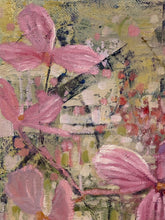 Load image into Gallery viewer, A spring of lace, beads, and finesse, trunk dressed with bouquets blushed in a rosy tint