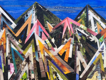 Load image into Gallery viewer, Mountainscape in gold