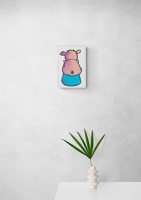 piggy on the potty