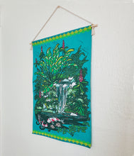 Load image into Gallery viewer, Tropical Waterfall Small Fabric Tapestry