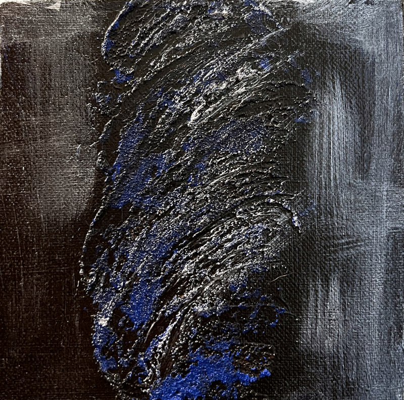 Abstract in Silver/Blue II