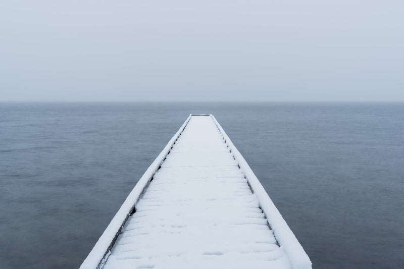 Long Dock in Snow