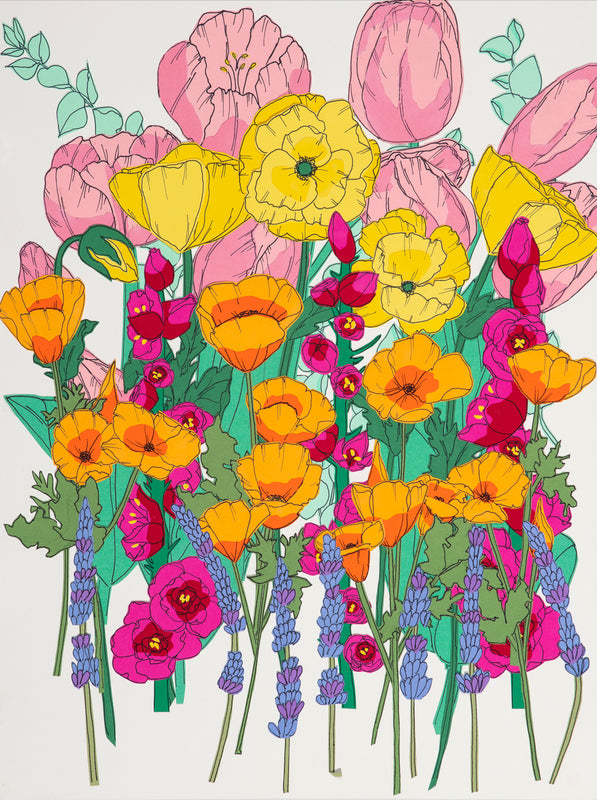 Rainbow Garden - Limited Run Print