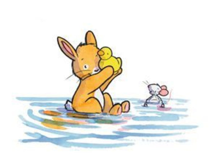 Bunny in the bath