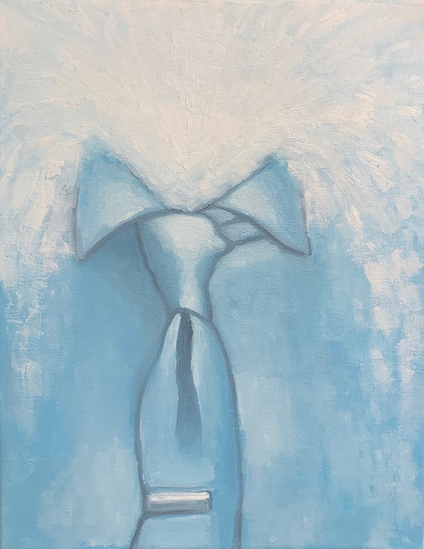 Awakened Person with Tie and Silver Clip