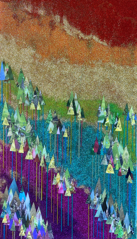 Aurora Borealis Treescape