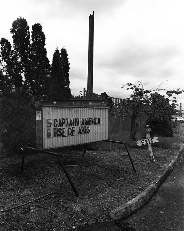 Valley 6 Drive-In: Captain America Marquee