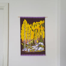 Load image into Gallery viewer, Aspen Forest Small Fabric Tapestry