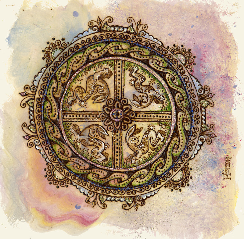 Leaping Bunny Mandala