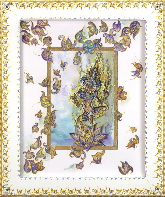 Flaming White Apsara