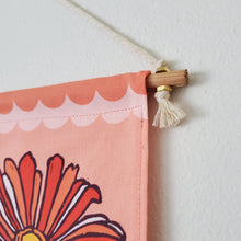 Load image into Gallery viewer, Yellow Rose Small Fabric Tapestry