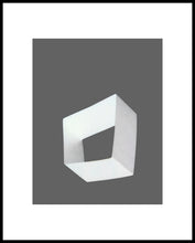 Load image into Gallery viewer, Bound/Unbound - Skewed Square White