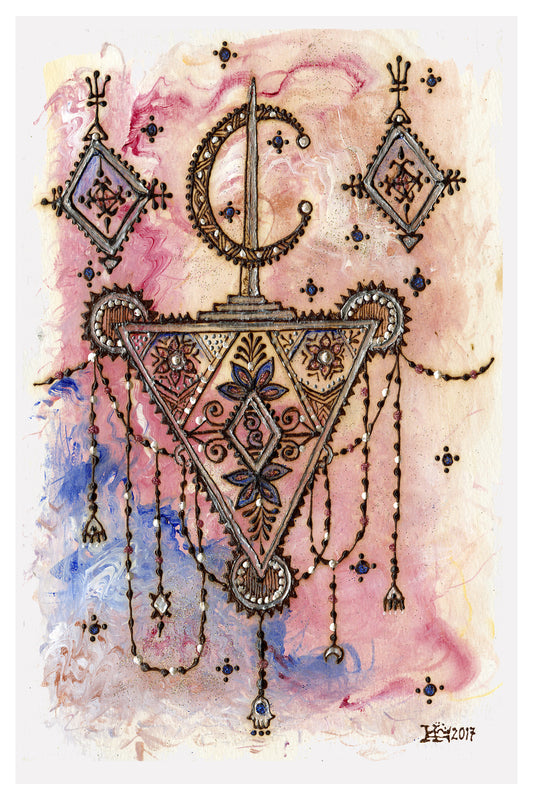 Berber Jeweled Pin