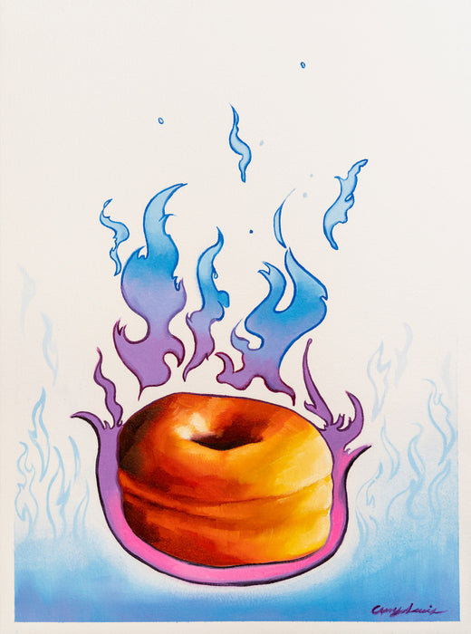 Flaming Donut