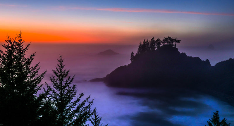 Sunset on Oregon Coast