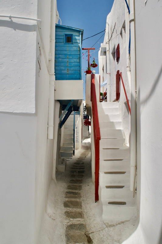 Stairway in Mykonos