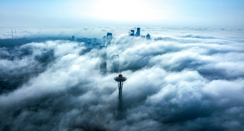 Fog over Seattle