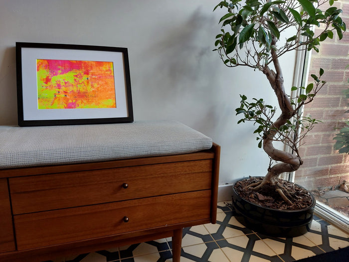 The clouds seemed to burn