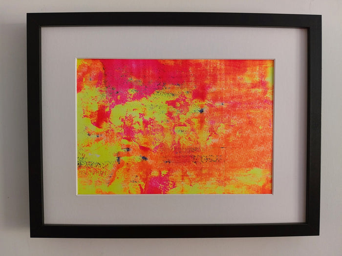 The clouds seemed to burn