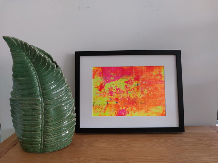 The clouds seemed to burn