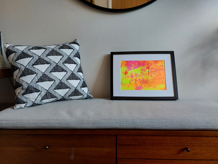 The clouds seemed to burn