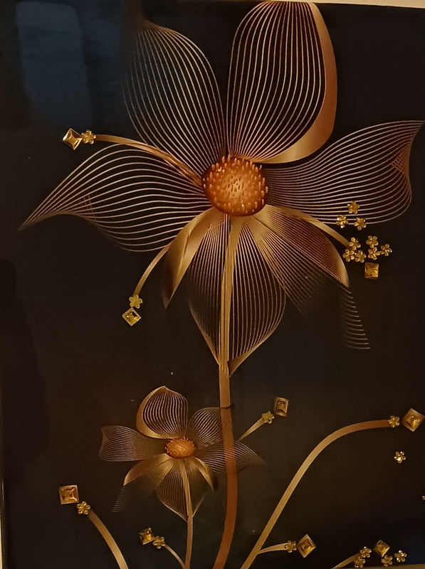 Golden flowers 3