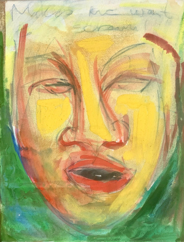 Untitled (screaming face)