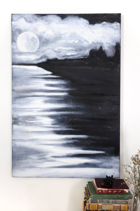 The Moon and the Harbor