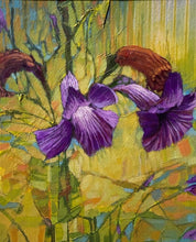 Load image into Gallery viewer, A little purple purple flower standing in the grass enjoying the breeze
