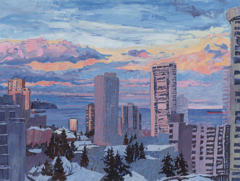 View from the Condo, 11th Floor - South (dawn)