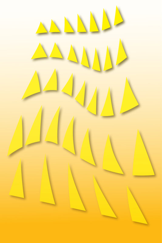 yellow triangles