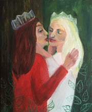 Load image into Gallery viewer, red queen &amp; white queen
