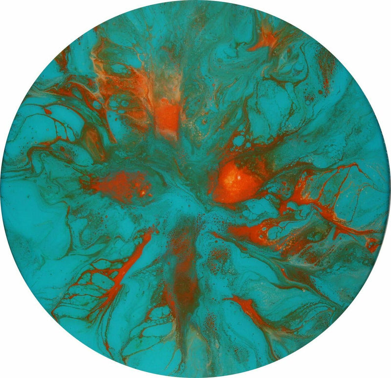 Abstract Orange Tentacles