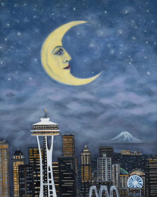Man in the Moon Over Seattle