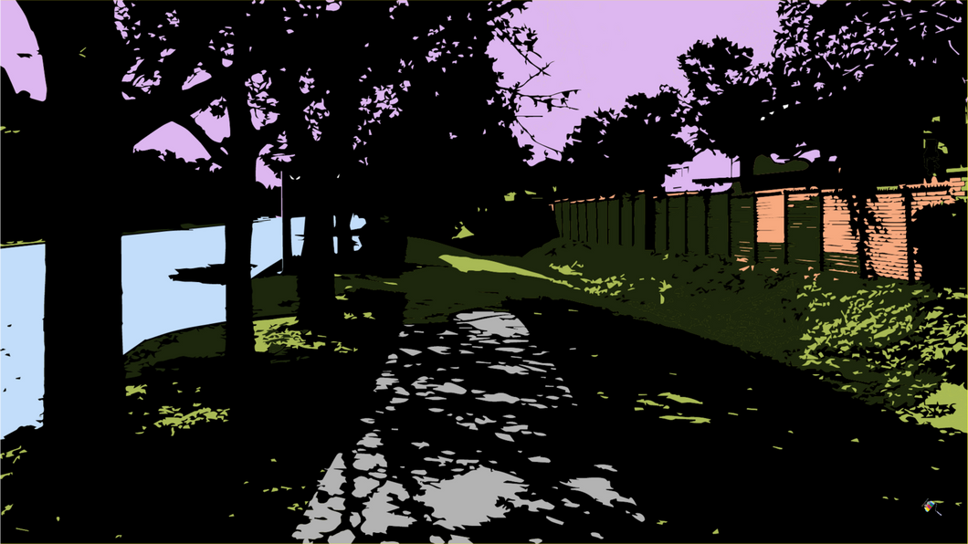 Escarpment Sidewalk - Cartoon