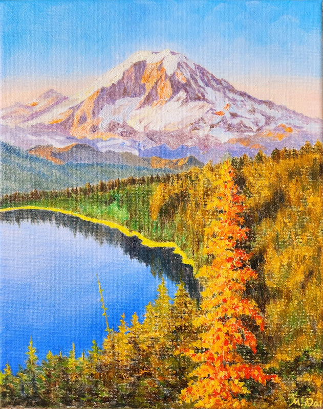 Mt. Rainier – Sunrise In Fall