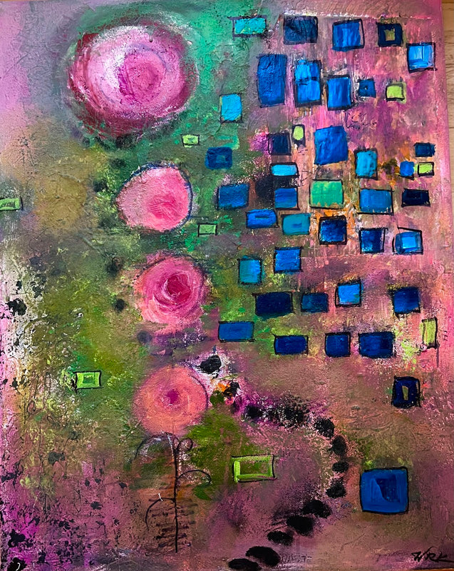 Pink and Blue