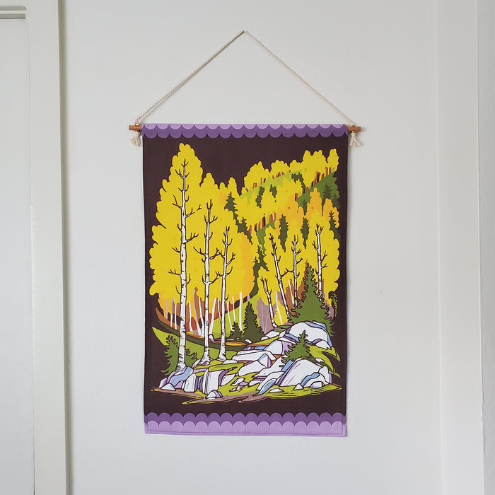 Aspen Forest Small Fabric Tapestry