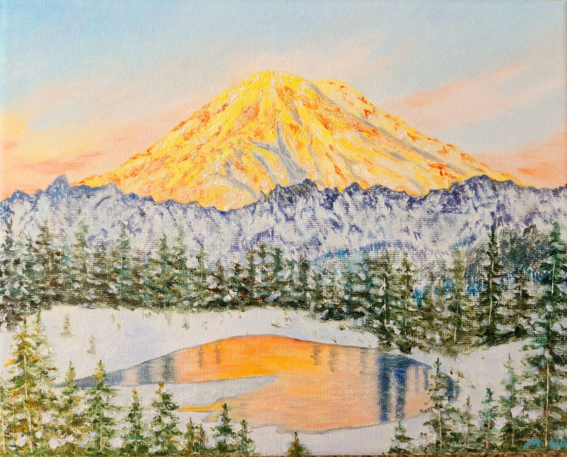 Mt. Rainier – A Winter Morning