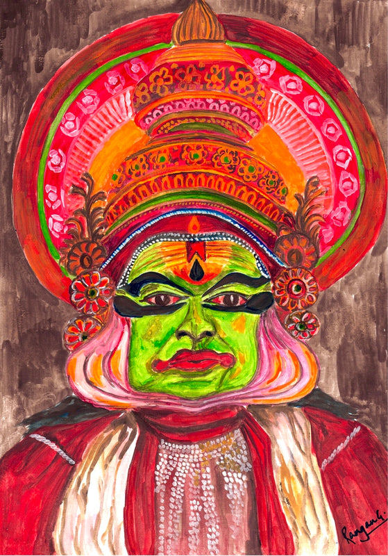Kathakali dancer