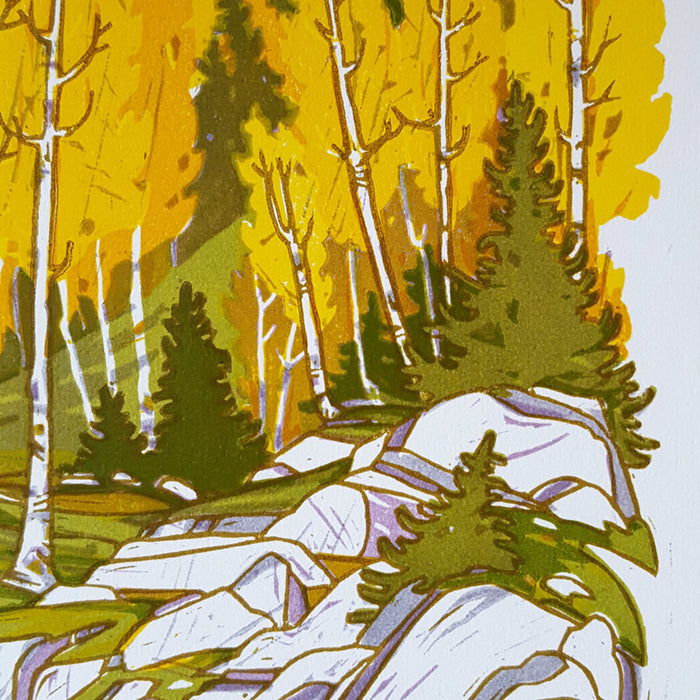 Yellow Aspen Landscape